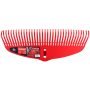 Escoba de plástico tipo rastrillo Bellota 3035 de 35 púas, 78 cm de anchura de trabajo