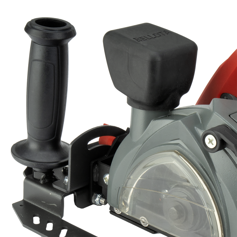 Detalle del disco y protector de la Bellota LEANSAW