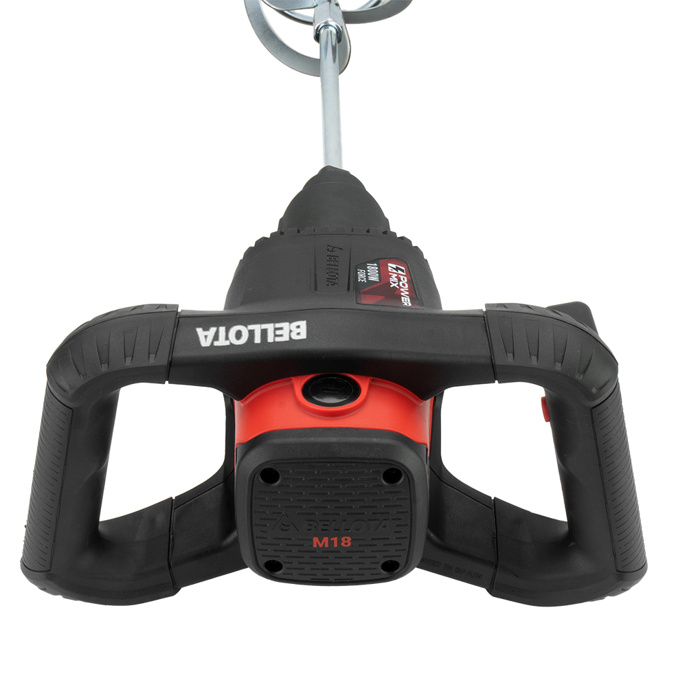 Volante con empuñaduras bimateriales de la mezcladora Bellota BePower M18N