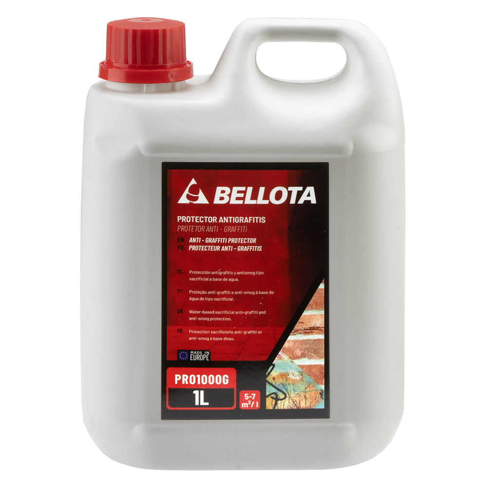 Protector antigrafitis Bellota, aplicación