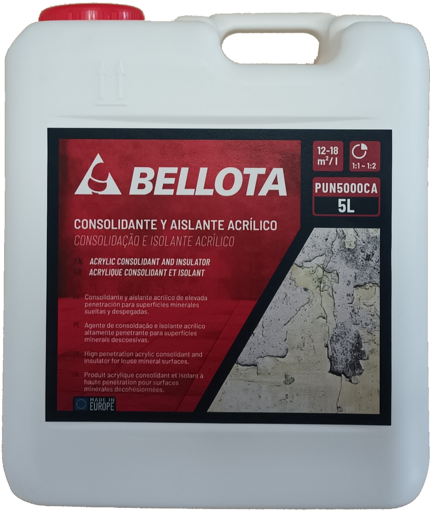 Consolidante acrílico Bellota, envase de 5 L