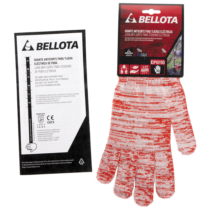 Guante anticorte Bellota EPG1, vista de la palma