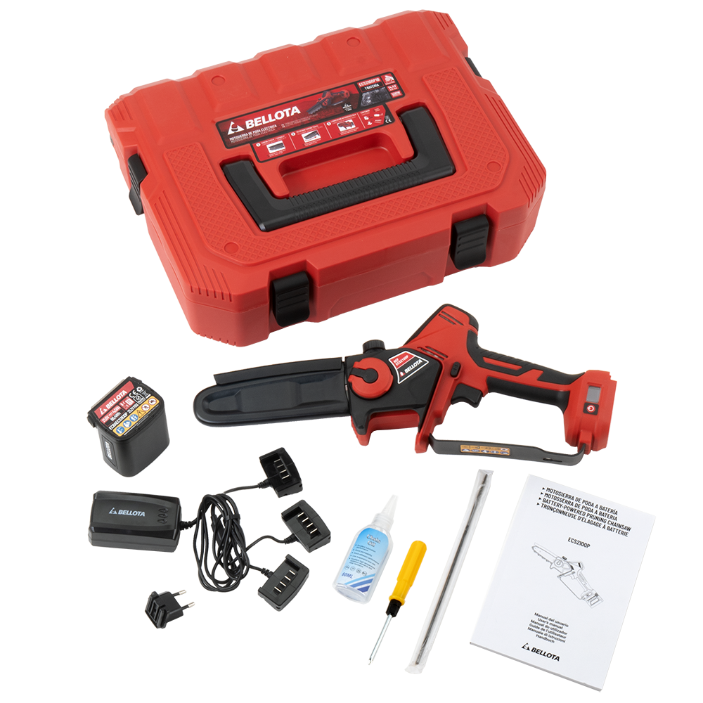 Motosierra eléctrica profesional a batería Bellota BePower ECS2100P