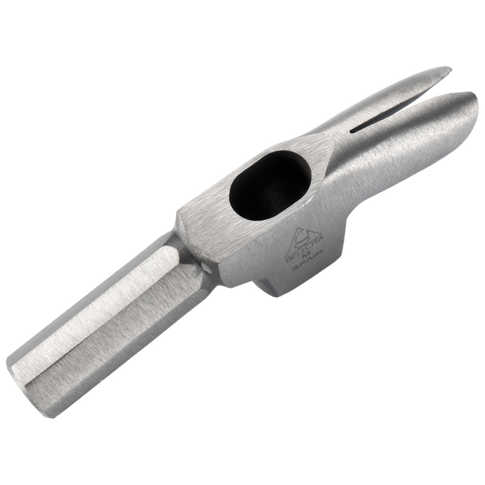 Martillo de herrador Bellota 8027, detalle de la cabeza pulida