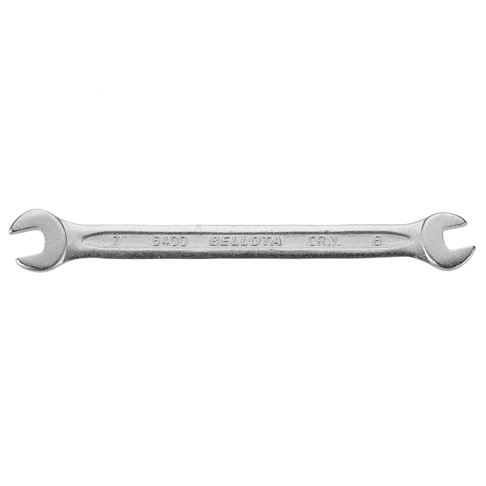 Detalle de las bocas de la llave fija Bellota 6400