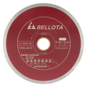 Disco de diamante de banda continua Bellota Pro 50732 para porcelánico, de 180 mm