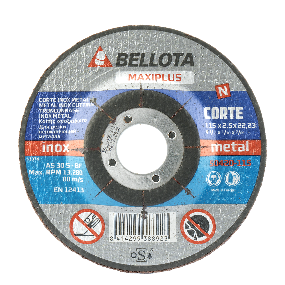 Disco Maxiplus Bellota 50420 de 115 mm