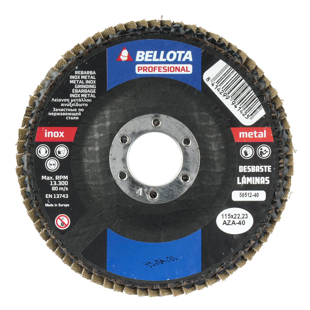 Disco de láminas Bellota 50512 de grano 40