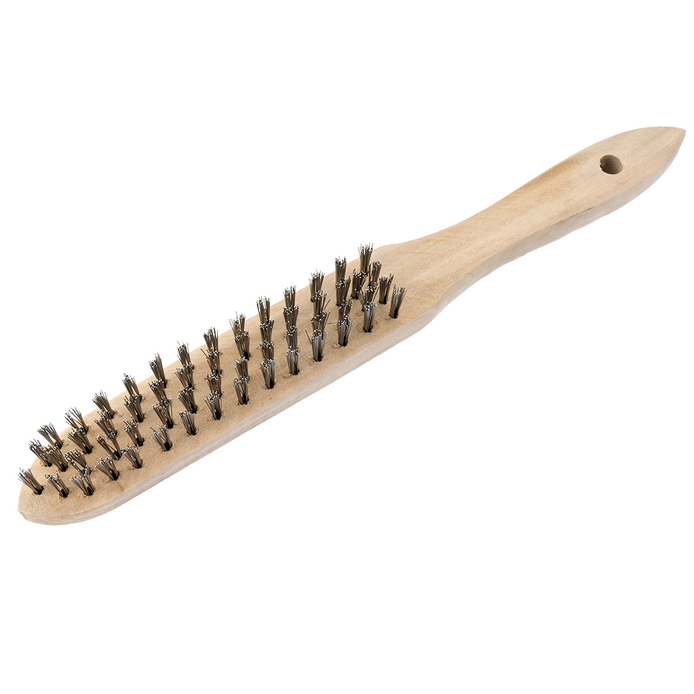 Cepillo Bellota 50802 de 4 hileras de alambre inoxidable