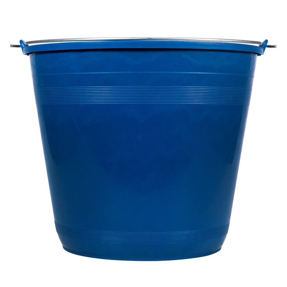 Cubo de agua azul Bellota BKW con asa metálica