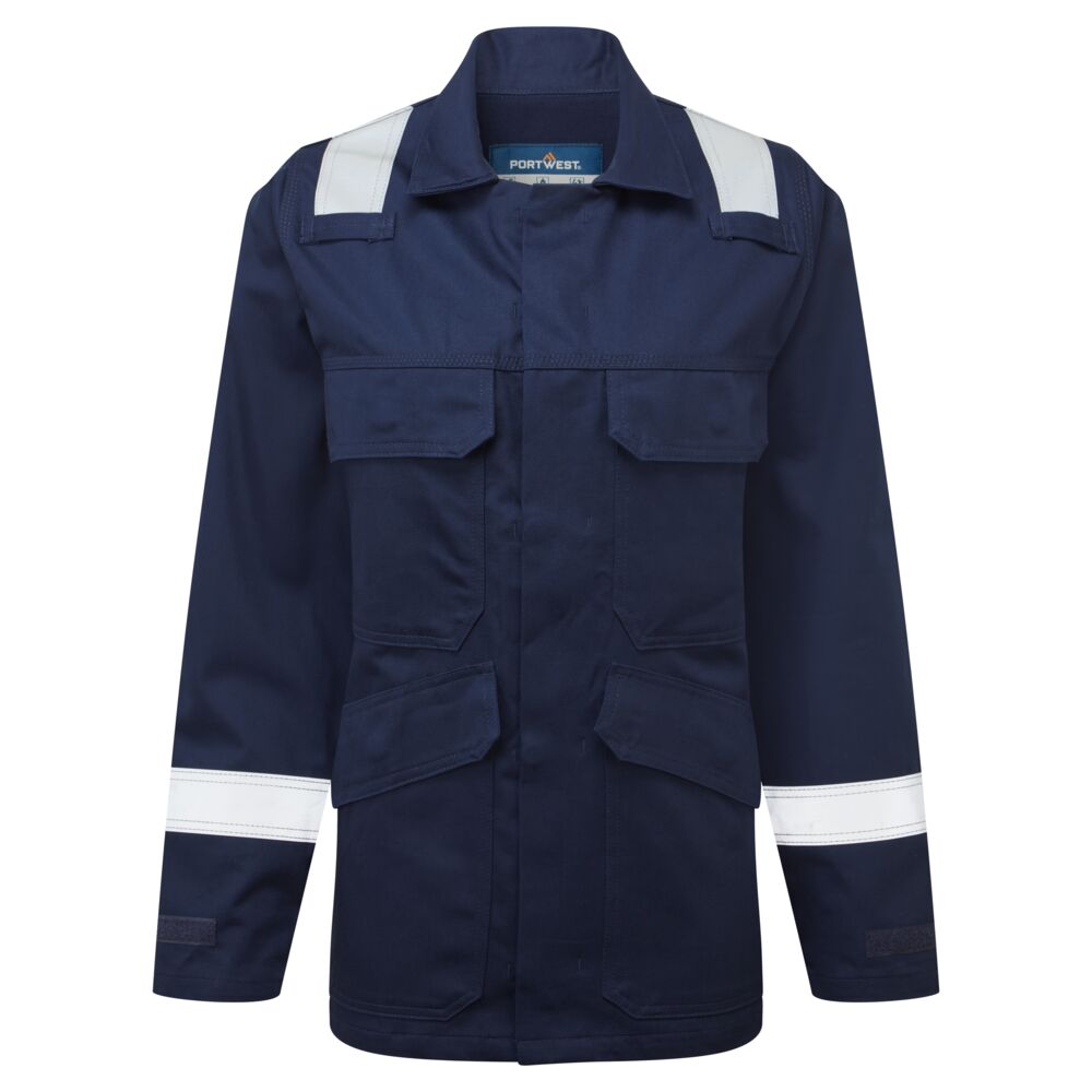 Chaqueta de mujer Bizflame Work FR Azul marino - Portwest FR740