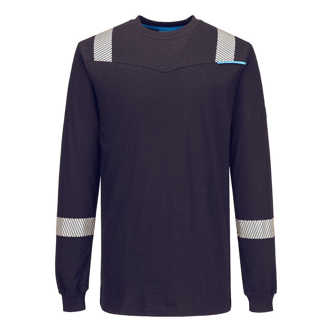WX3 Modaflame camiseta de punto ignífuga de manga larga Azul marino - Portwest FR751