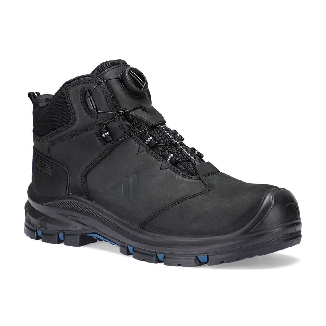 Bota media de piel con cordones de alambre composite S7S HRO FO SC LG SR Negro - Portwest FV05