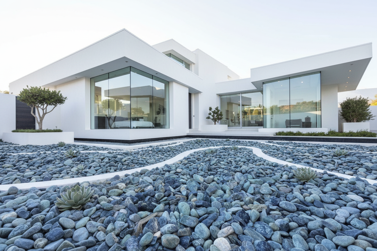 Canto rodado Verde Vetonek 30-50 mm.