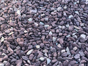 Canto rodado Rojo Burdeos Vetonek piedra jardin