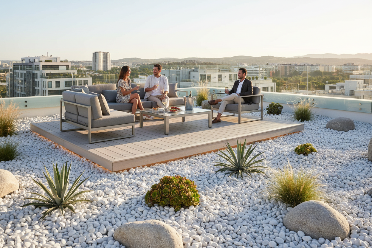 Canto rodado Blanco Premium - Vetonek