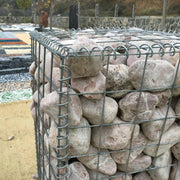 Red Pebble Gabions Natural Finish, Pebbles, Light Colors, Outdoor Space, Public Space, Garden, Stone, Light Stones, Monochrome Stones, Premium Stones, Premium, Gabion Size, Best Sellers