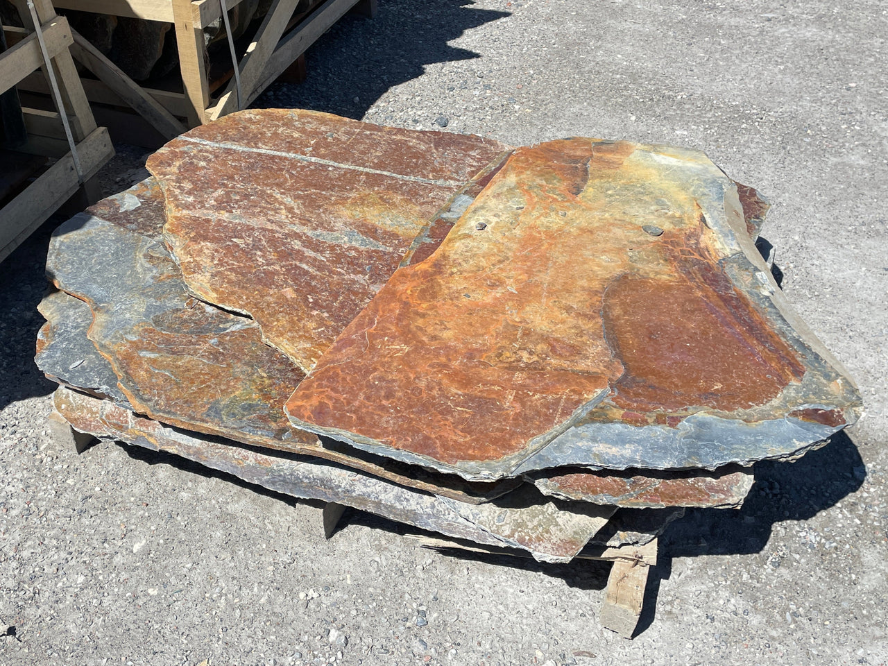 Paso Japonés Marrón Rojo Óxido - Vetonek