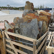 Paso Japonés Marrón Rojo Óxido - Vetonek
