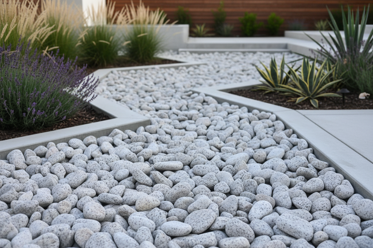 Canto rodado Granito Mercurio - Vetonek