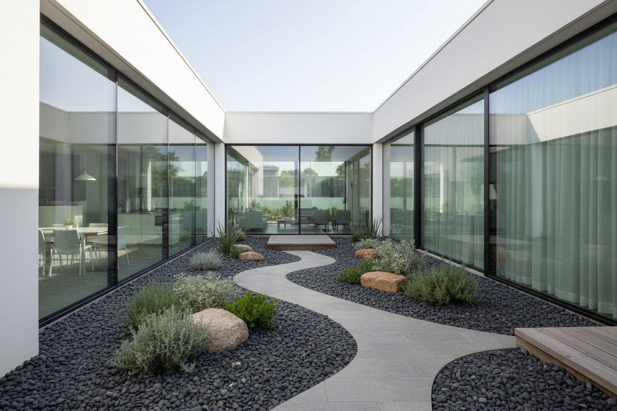 Canto rodado Negro Grafito - Vetonek