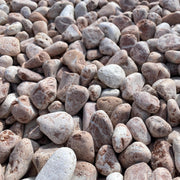 Red Pebble Gabions Natural Finish, Pebbles, Light Colors, Outdoor Space, Public Space, Garden, Stone, Light Stones, Monochrome Stones, Premium Stones, Premium, Gabion Size, Best Sellers