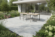 Losa porcelánica de exterior Vintage ideal para decorar jardines y terrazas con estilo.