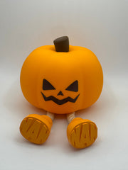 Lámpara de Noche Calabaza Halloween – Silicona Suave, Táctil y Recargable - Vetonek