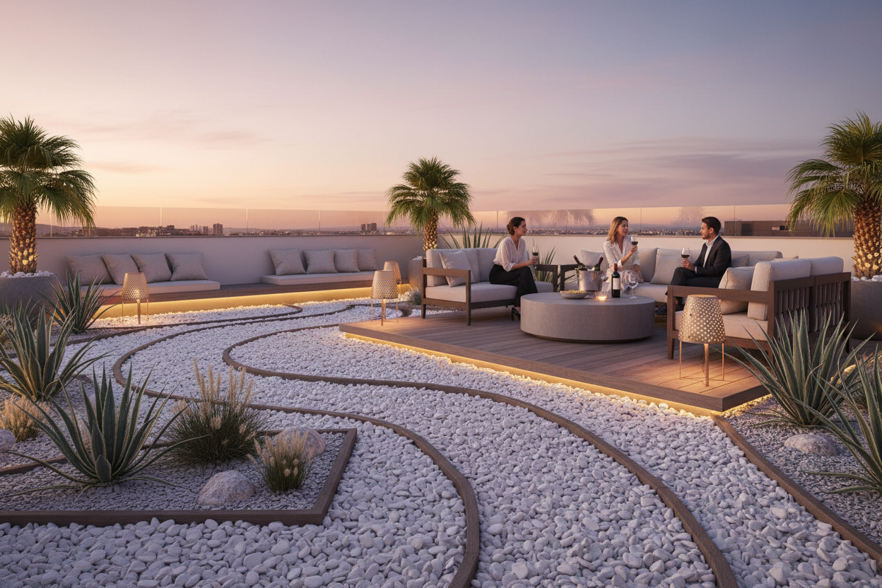 Canto rodado Blanco Rosa - Vetonek