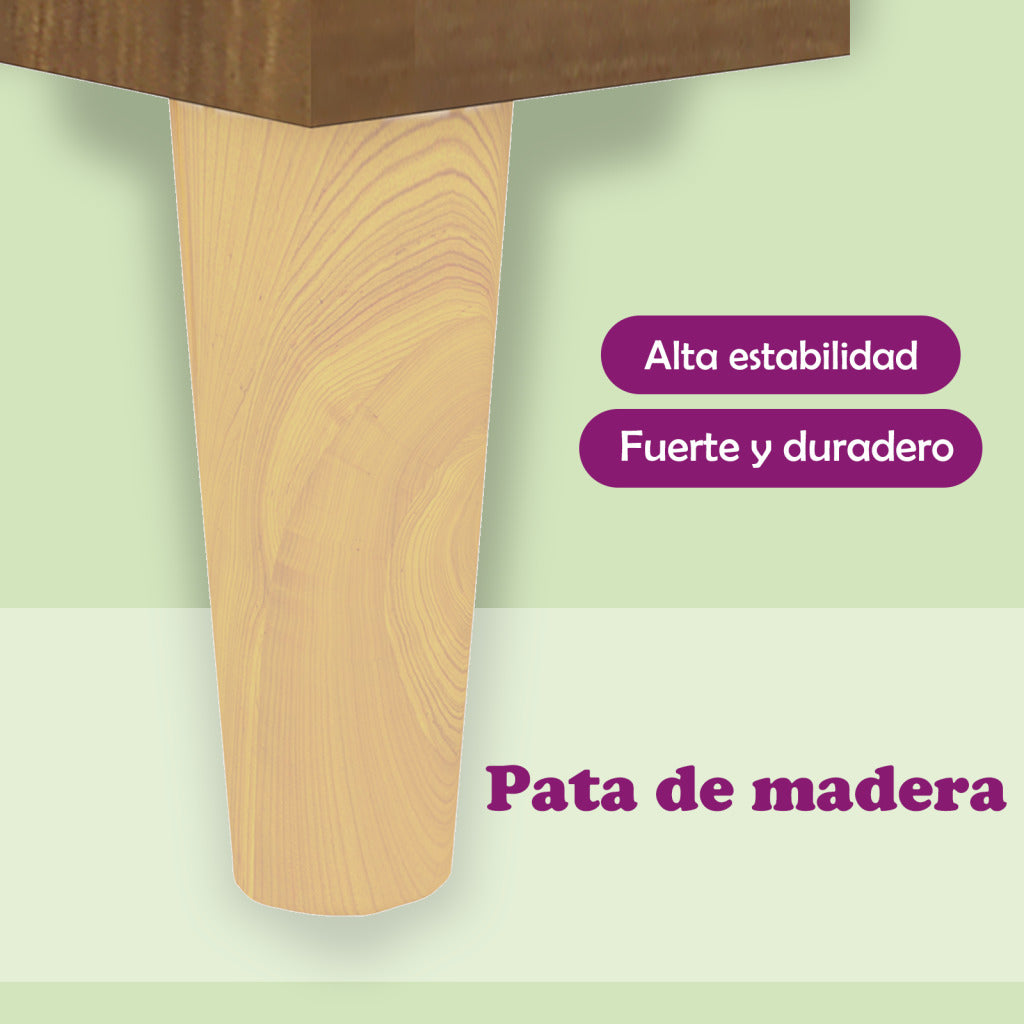 Mesitas de noche 2 uds con patas madera marrón roble 40x30x50cm vidaXL