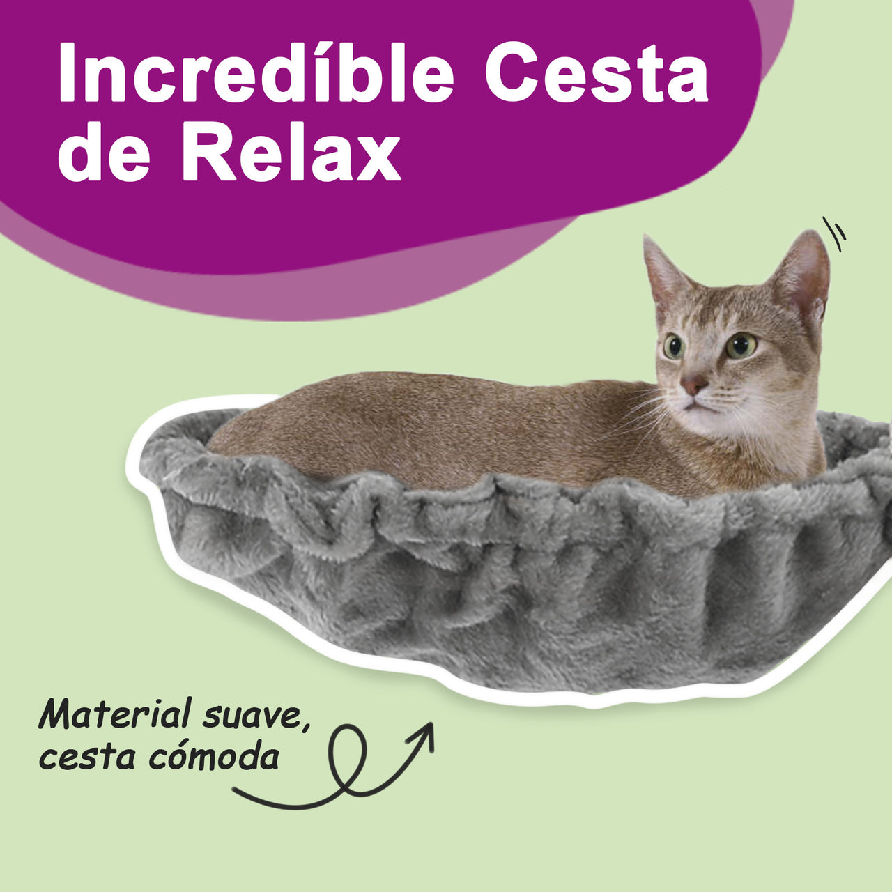 Rascador para gatos con postes de sisal gris claro 70 cm vidaXL