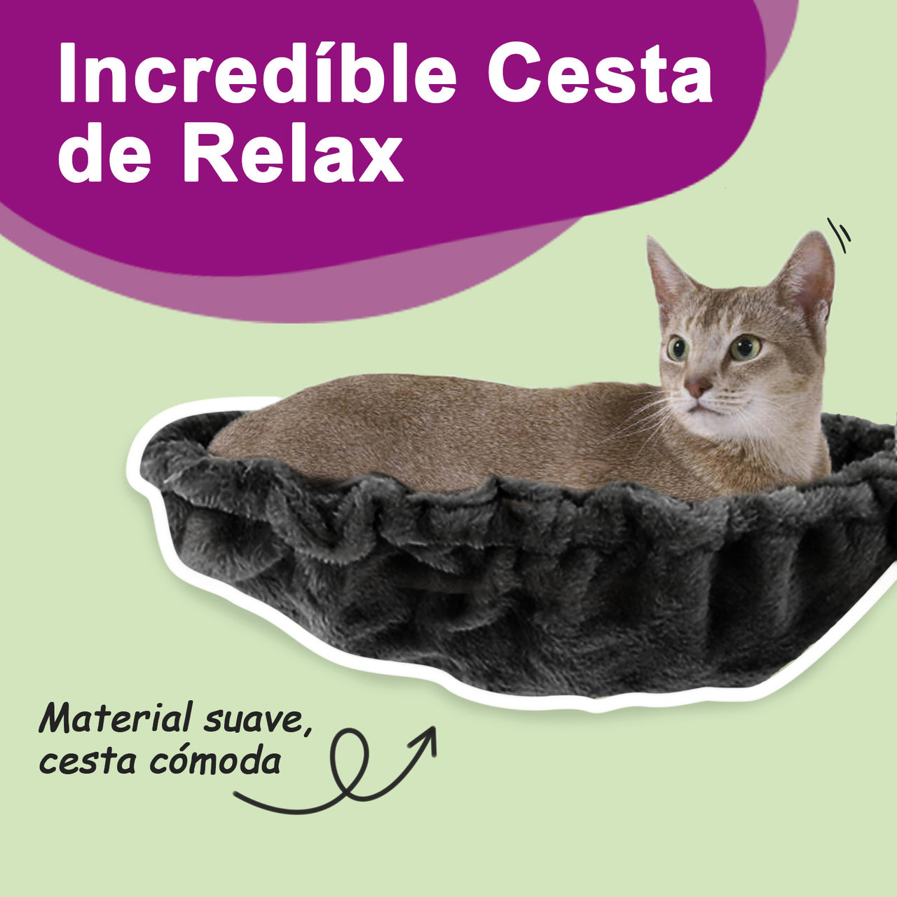 Rascador para gatos con postes de sisal gris oscuro 118,5 cm