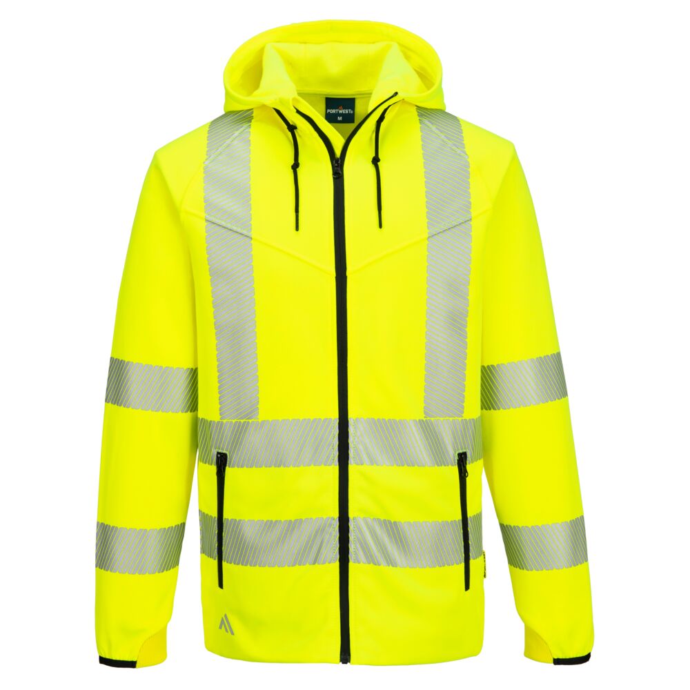 Hi Vis Hoodie with Zipper KX3 Sport - Vetonek