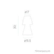 Lampara de mesa Lola - Vetonek