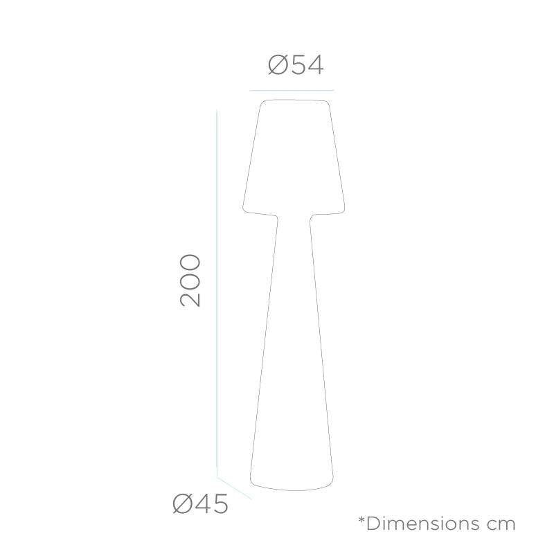 Lampara de pie Lola - Vetonek