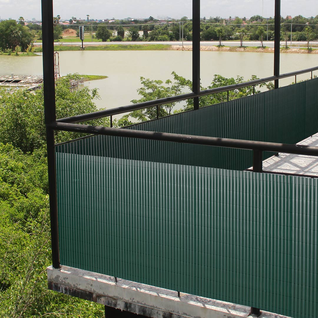 Cañizo PVC Lite D/C 16mm Verde - Perfecto para tus espacios exteriores Vetonek