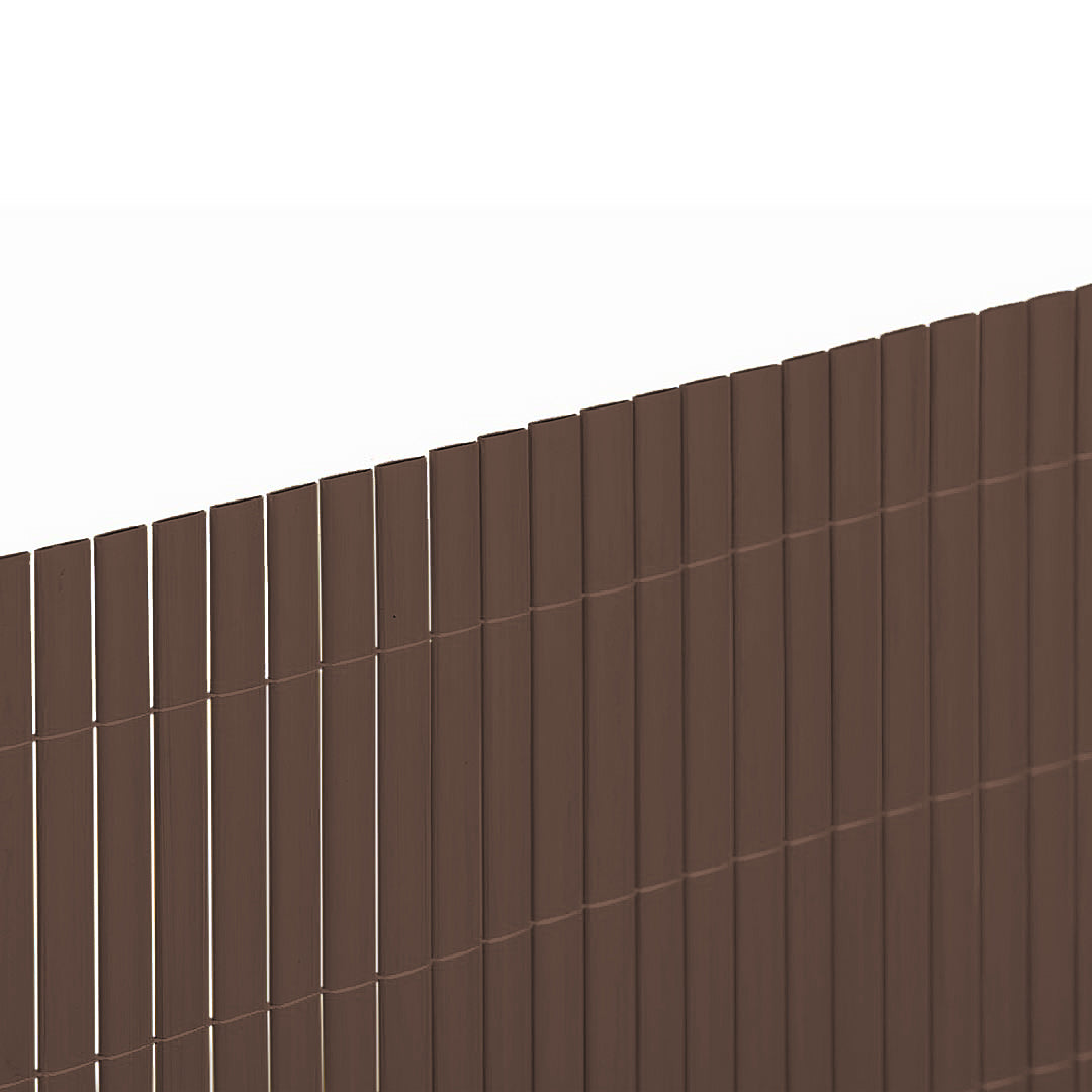 Cañizo PVC Lite D/C 16mm Marrón - Ideal para tus exteriores Vetonek