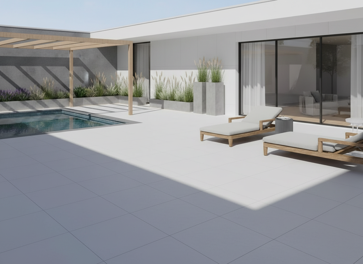 Matte White Porcelain Tile