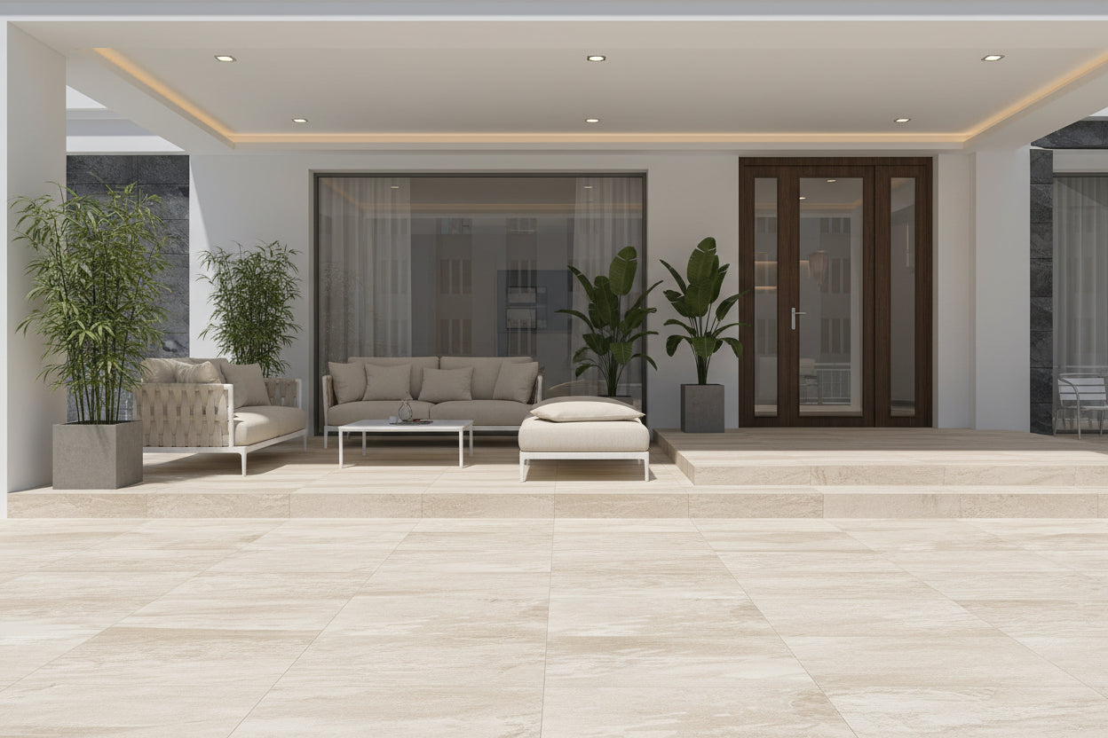 Porcelain tiles outside garden ArdoiX