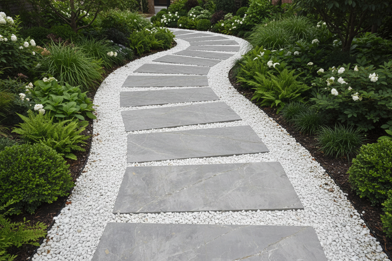 Losa porcelanica efecto mármol gris - Vetonek