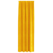Blackout Curtains with top tape 2 pcs Mustard Yellow Velvet V3686 Vetonek