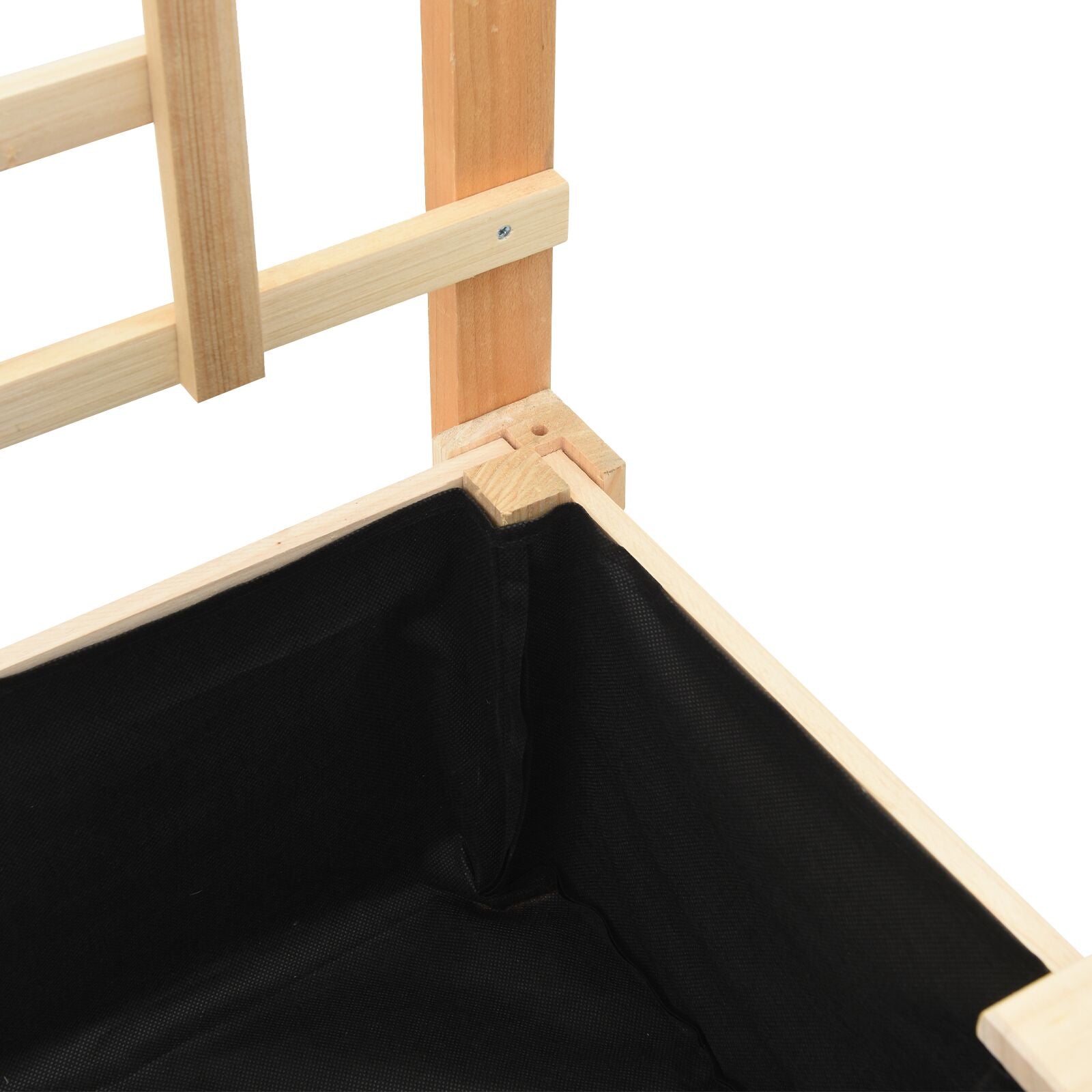Jardín de Macetero con Enrejado y Estante 71x37x152 cm Madera Maciza de Abeto V0586 Vetonek