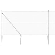 Cerca de Malla Soldada  con 7 Postes de Pica 10 x 1.4 m Acero Galvanizado V0979 Vetonek