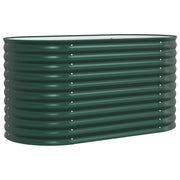 Huerto Elevado Verde 160x80x81 cm de Acero Galvanizado V3542 Vetonek