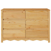 Cómoda ""DRAMMEN"" 111x43x73,5 cm de Madera Sólida de Pino V7064 Vetonek
