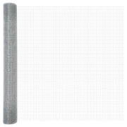 Cerca de Malla Soldada de  con 13 Postes Alabeados 1x50 m de Acero Galvanizado V5141 Vetonek