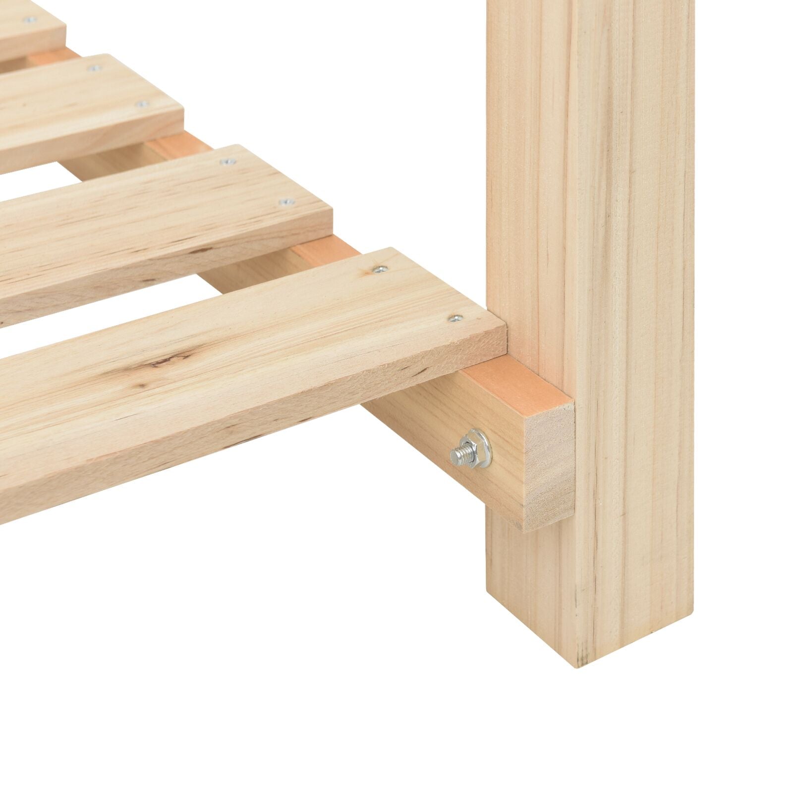Plantador de Jardín con Estante 71x37x76 cm de Madera Maciza de Pino V0548 Vetonek