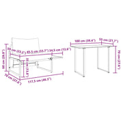 2-Piece Garden Dining Set Single Chair with Light Gray Cushions V9720 Vetonek