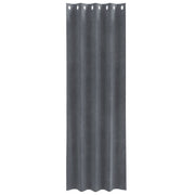 Blackout Curtains with Eyelets 2 pcs of Light Gray Velvet V3761 Vetonek