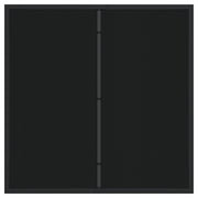 Conjunto de Comedor de Jardín de 5 Piezas  de Ratán Poliéster Negro V1267 Vetonek